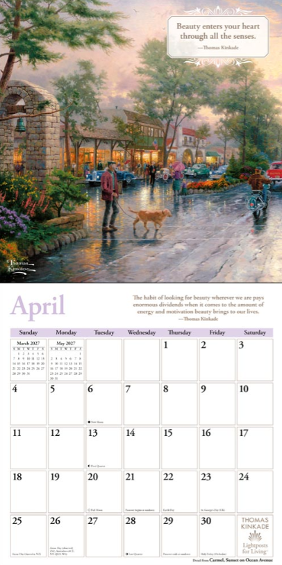 Thomas Kinkade Lightposts for Living 2027 Square